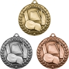 Stock Small Academic & Sports Laurel Medals - Hockey