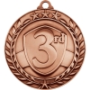 Stock Small Academic & Sports Laurel Medals - 3rd Place