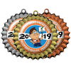 Digistock Medals - Crimped Border with 2