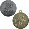 Diestruck Antiqued Medals - 1 1/4
