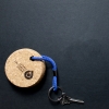 Floatie Recycled Cork Keychains: Circle