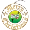 Digistock Brass Etched Ornaments - Merry Christmas