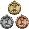 Stock Small Academic & Sports Laurel Medals - Field Hockey