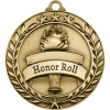 Stock Small Academic & Sports Laurel Medals - Honor Roll