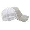 Heathered Polyester Cap w/Ultra Soft Mesh Back