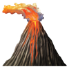 Luau Volcano Stand-Up