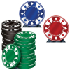 Casino Poker Chips Stand-Ups