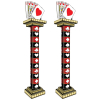 Casino 3-D Tall Column Props