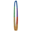 Rainbow Beads with a Custom Shaped Medallion