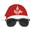 Santa Hat Glasses with a Custom Direct Pad Print