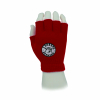 Fingerless Knit Gloves w/Direct Embroidery