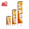 10' Premium Rectangle Flag Kit w/Stand & Cross Base (Double Side)