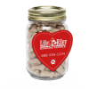 Pint Jar With Large Heart Magnet