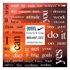 49 Words Message Magnet W/ Square