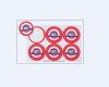 Repositionable Mini Circles Stickers (5-3/8