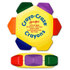 Liqui-Mark® Crayo-Craze® 6-Color Crayon Wheel (Yellow)