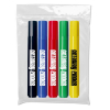 Liqui-Mark® Broadline Chisel Tip Permanent Marker (5-Pack)