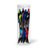Gel Sport Soft Touch Rubberized Hybrid Ink Gel Pen 6 Pack Tube Set