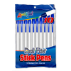 Liqui-Mark® Pack of 10 Medium Point Stick Pens (Blue)