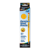 Liqui-Mark® Yellow #2 HB Pencils w/Pink Eraser (12-Pack)