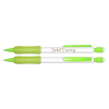 White Barrel Mechanical Pencil w/Fluorescent Yellow Trim