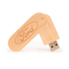 Timber Twist Wood Swivel USB Flash Drive