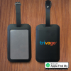 Rechargeable PU Luggage Tag w/Built In Find My