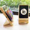 Bamboo Light Up Wireless Charger/Phone Stand