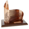 Small Copper Desktop Scroll Award