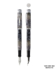 Tornado Acrylic - Silver Lining Fountain Pen - 1.5 Nib