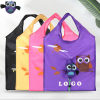 Cute Owl Portable Shopping Bag Foldable Grocery Bag