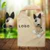 Cut Dog Portable Shopping Bag Foldable Grocery Bag