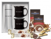 3-Piece Coffee Mug Set with Cocoa & Godiva