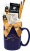 Coffee,Tea, Sugar, Honey Gift Mug (Navy Blue)