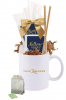 Custom Tea Bags with Honey Sticks and Mug