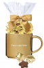 Gold Mug filled with Chocolate Gold Stars