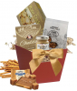 Holiday Cheese and Cracker Snack Basket