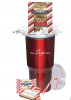Holiday Peppermint Cocoa & Chocolate Gift Tumbler (Red)