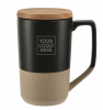 Low Minimum - Ceramic Mug with Wood Lid