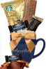 Starbucks Coffee, Godiva and Ghirardelli Gift Mug (Black)