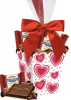 Valentine Hearts Basket of Chocolate