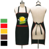 5.5 oz. Boutique Uniform trimmed Kitchen aprons w/ 2 pockets