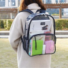 Water-Resistant Heavy Duty Clear PVC Transparent Backpack