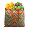 Full Color Cotton Grocery Tote Bag (13