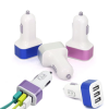 3-Port USB Car Charger 2.1 Amp Fast Charging Cable