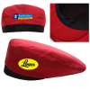 100% Polyester Full Color Two-tone Scally Caps, Unstructured