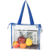Stadium Approved Clear Transparent PVC Zippered Shopping Tote
