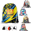 Drawstring Backpack With Full Color Sublimation Cinch Sports Bag