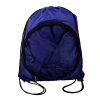 Soccer Mesh Bag w/ Front Zipper Drawstring Backpack