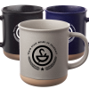 13.5 Oz. Ceramic Coffee Mugs W/ Speckled Accents
